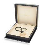 Packaging of the Chopard 18 K Rose Gold Happy Sun Diamond Necklace